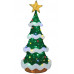 ALBERO DI NATALE LUMINOSO 183 LED CM.150H (2pz)